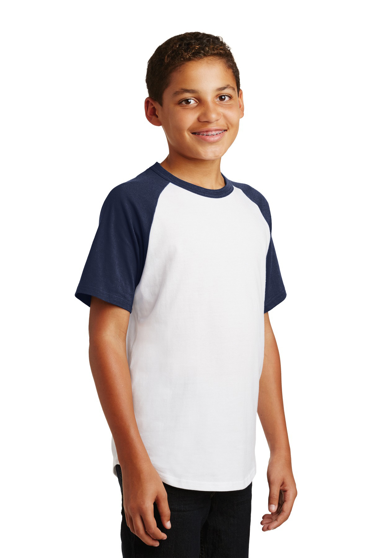 Download Youth Short Sleeve Colorblock Raglan Jersey - Cmonserrat